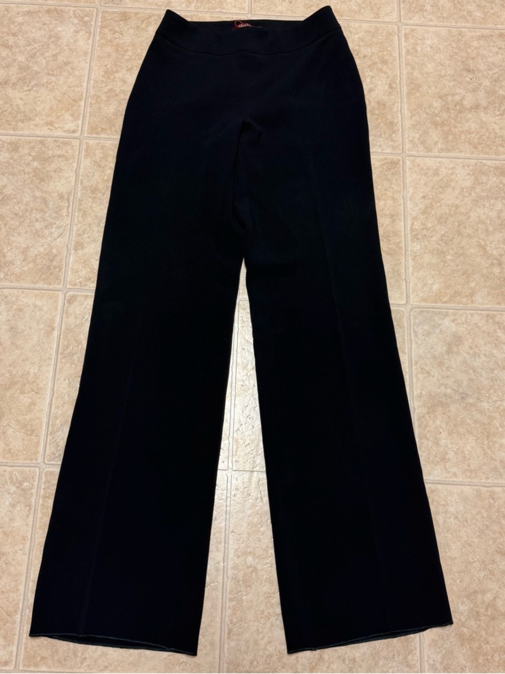 Max Mara Studio Navy Blue Long Trouser Pants NWT Size 8